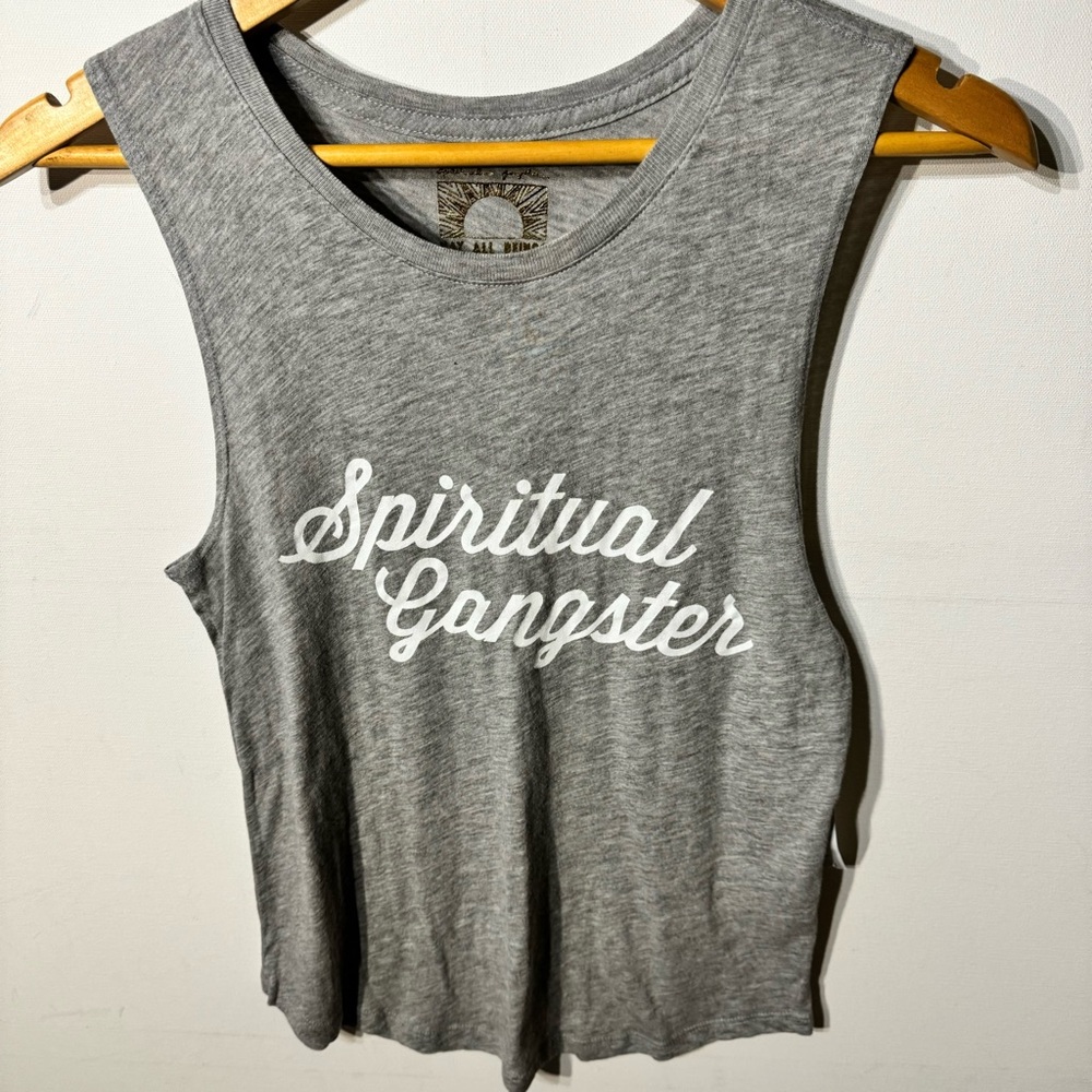 Spiritual Gangster Script Muscle tank